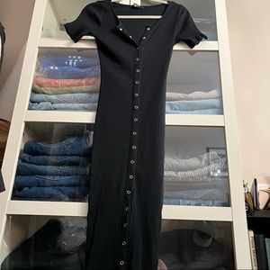 MOVING SALE! Forever 21 button bodycon dress